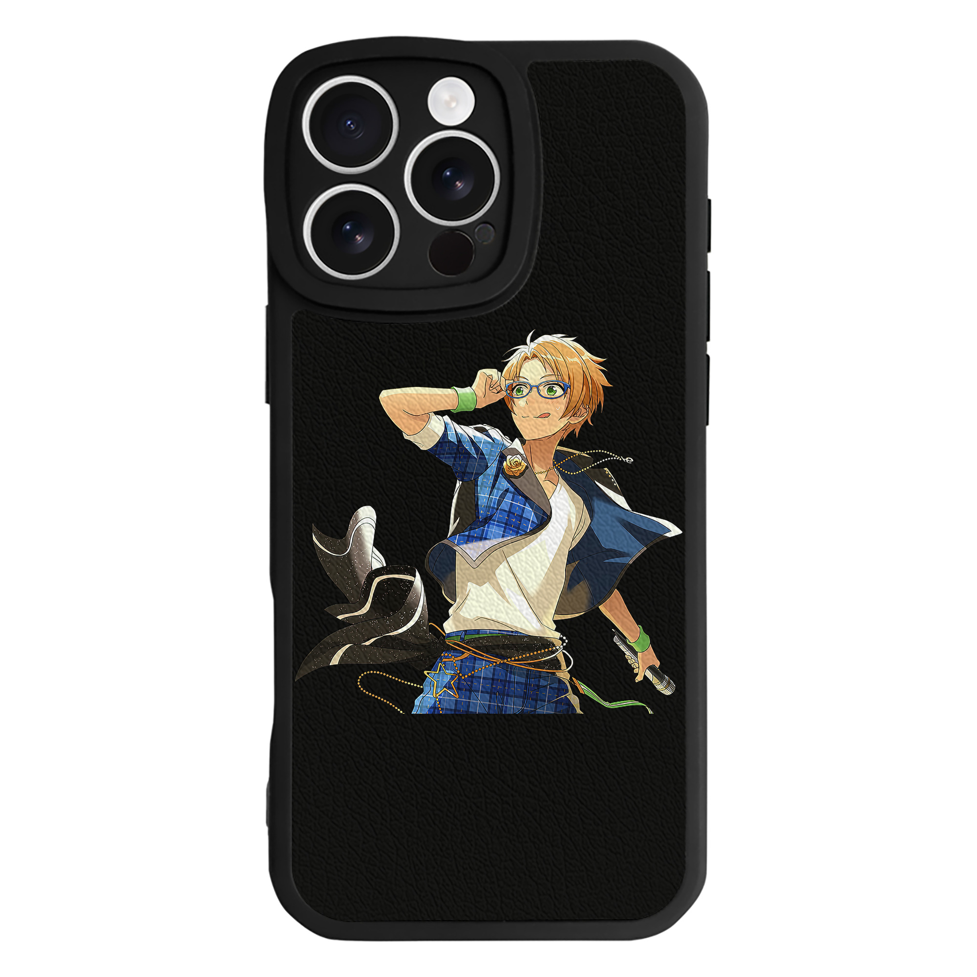 （画像用） あんさんぶるスターズ! Ensemble Stars 【iPhone 16シリーズ対応】シリコンスマホケース（レザー調） 材質：シリコン